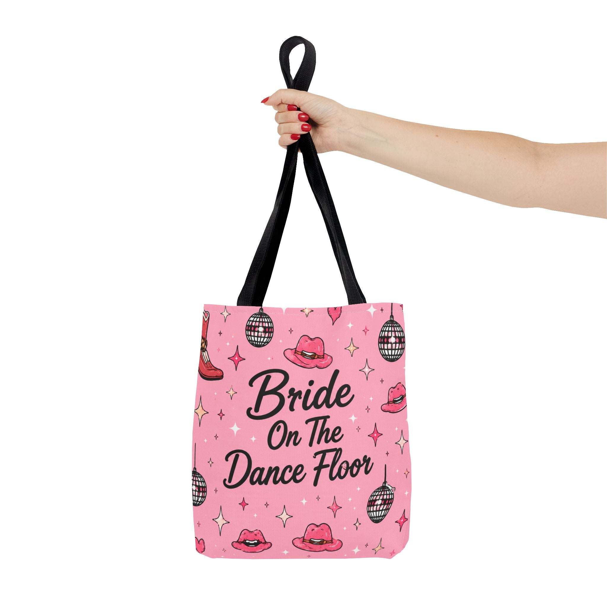 Bride On The Dance Floor Tote Bag — Bachelorette Party Pink Bridal Tote