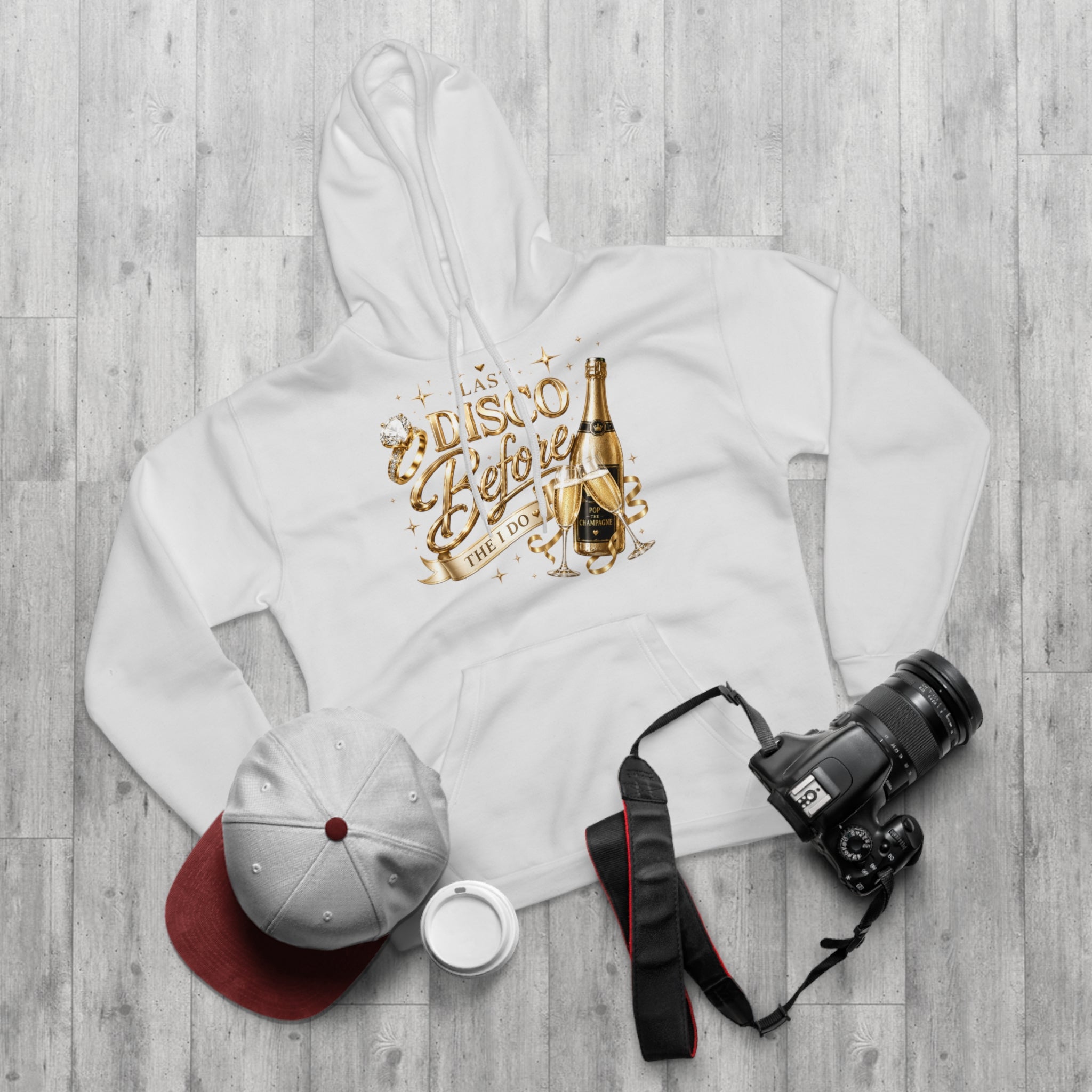 Bride-to-Be Hoodie — "Last Disco Before I Do" Bachelorette Pullover