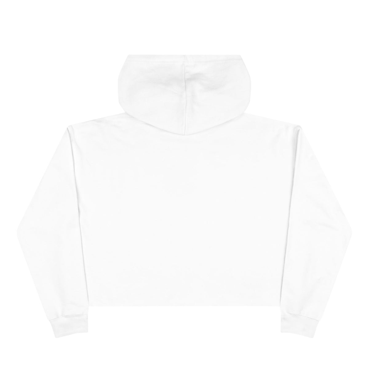 Copy of Meet Me on Santerin Crop Hoodie — Floral Wreath Women's Cropped Hoodie
