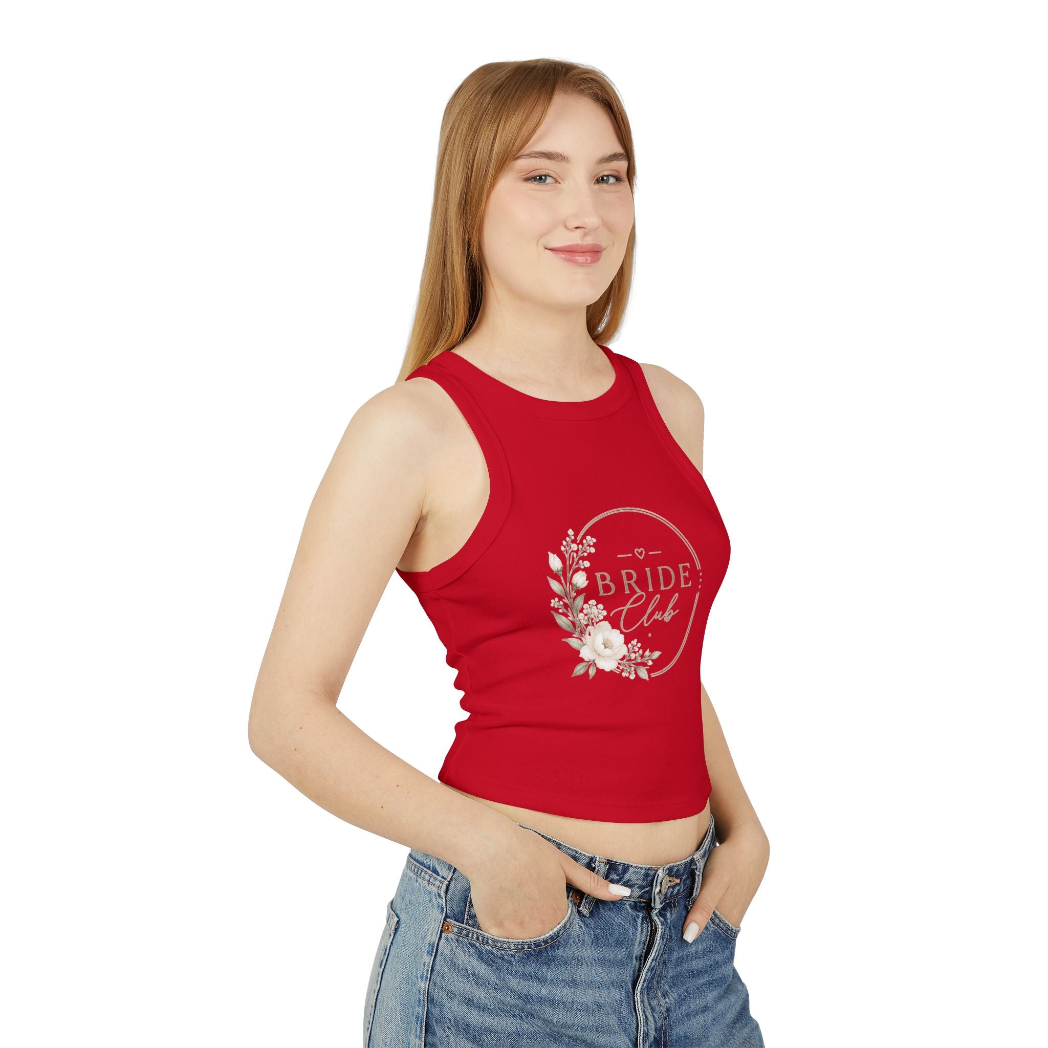 Women's Micro Rib Racer Tank Top