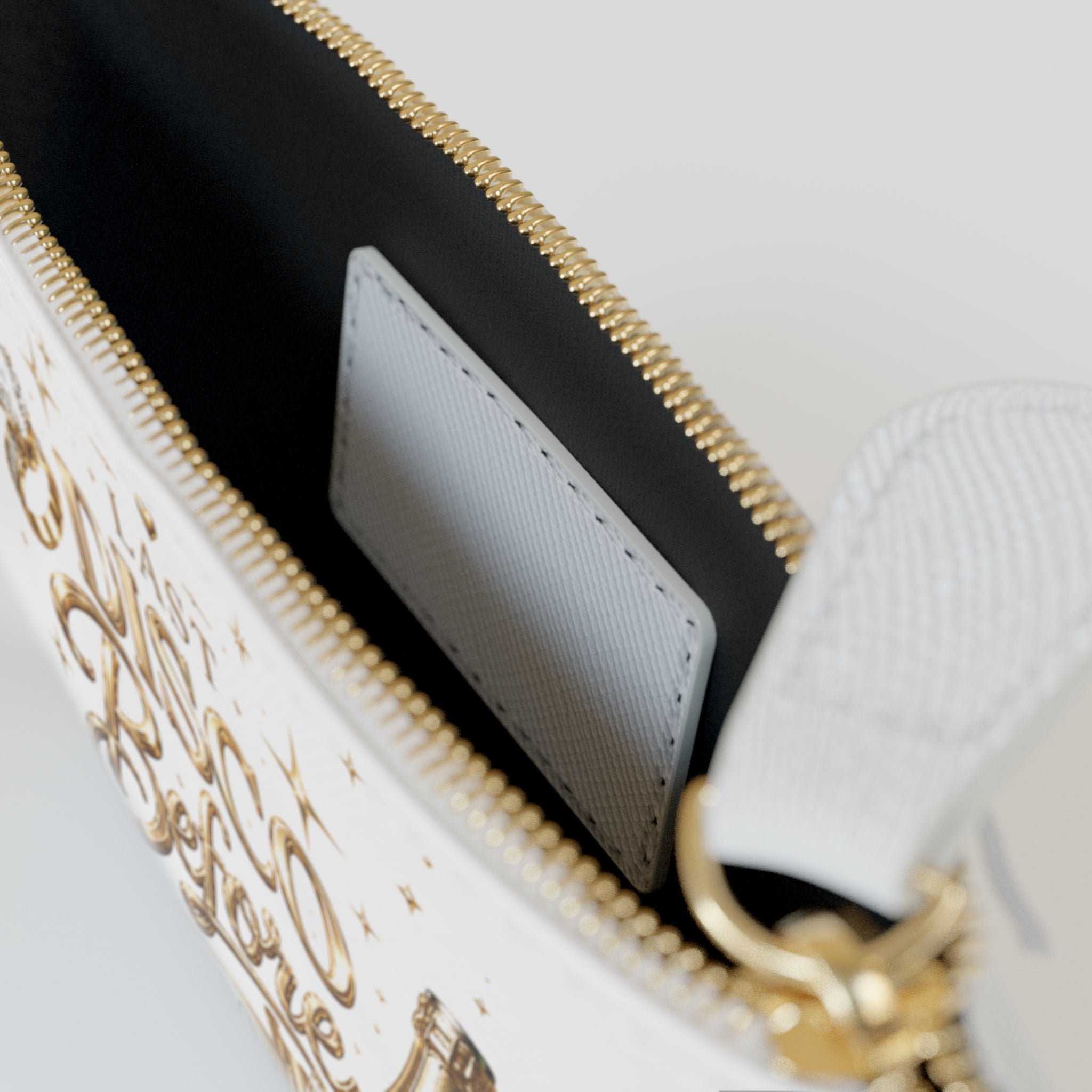 Mini Clutch Bag - Gold 'Bride to Be' & 'Last Disco Before I Do' Bachelorette Party Wristlet