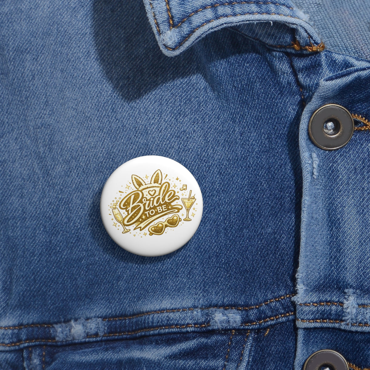 Copy of Bride-to-Be Pin Button — Bachelorette Party Badge