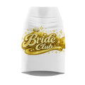 Bride Club Pencil Skirt — Gold Bridal Bachelorette Party Skirt