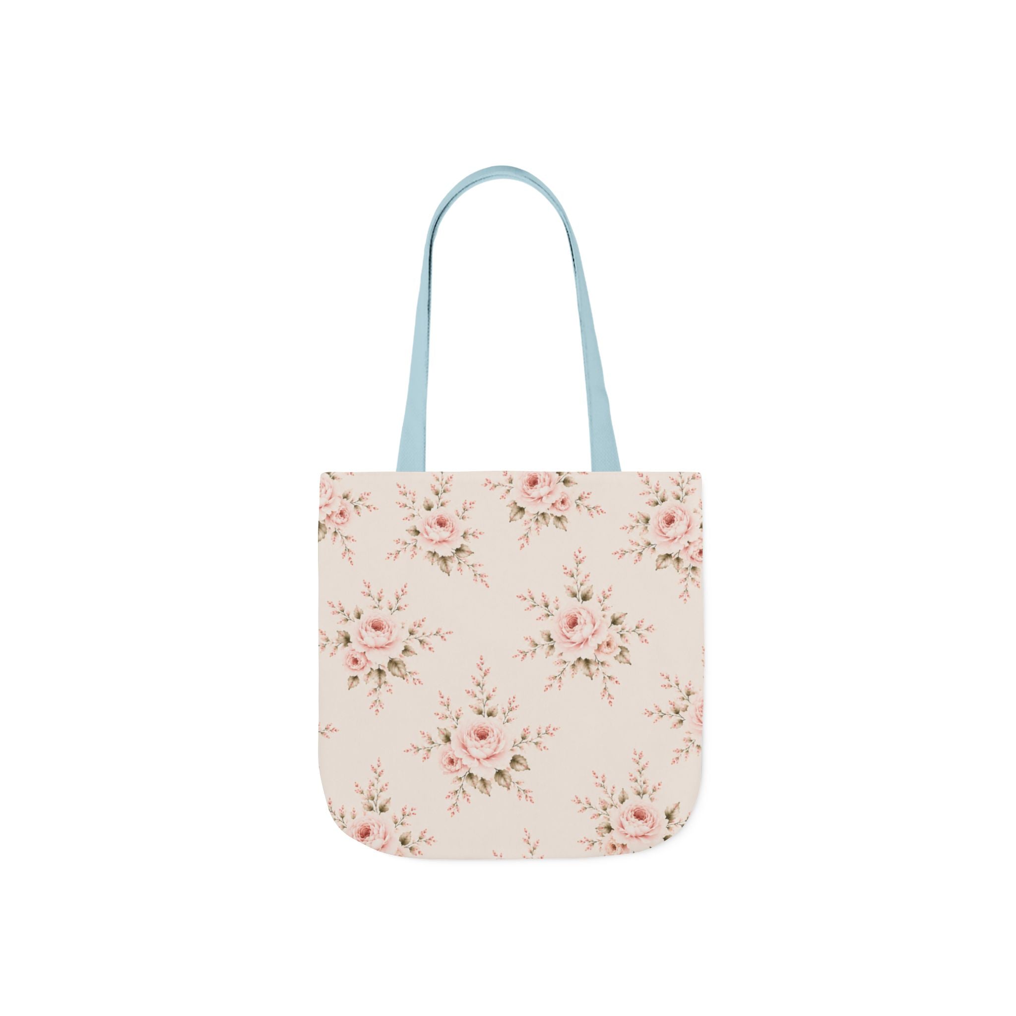 Bride Floral Canvas Tote Bag — Bridal Party, Bachelorette & Wedding Gift
