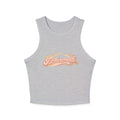 Bridesmaid Floral Script Racer Tank