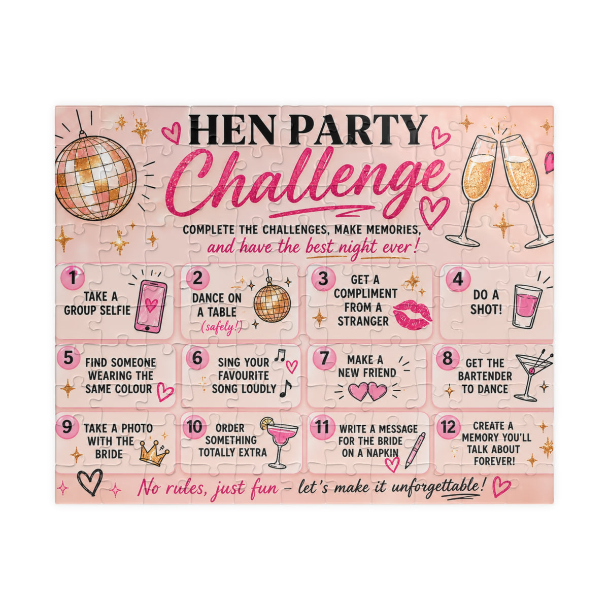 Hen Party Challenge Puzzle