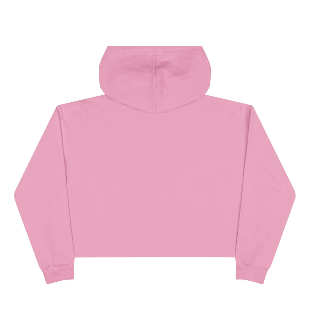 Copy of Meet Me on Santerin Crop Hoodie — Floral Wreath Women's Cropped Hoodie