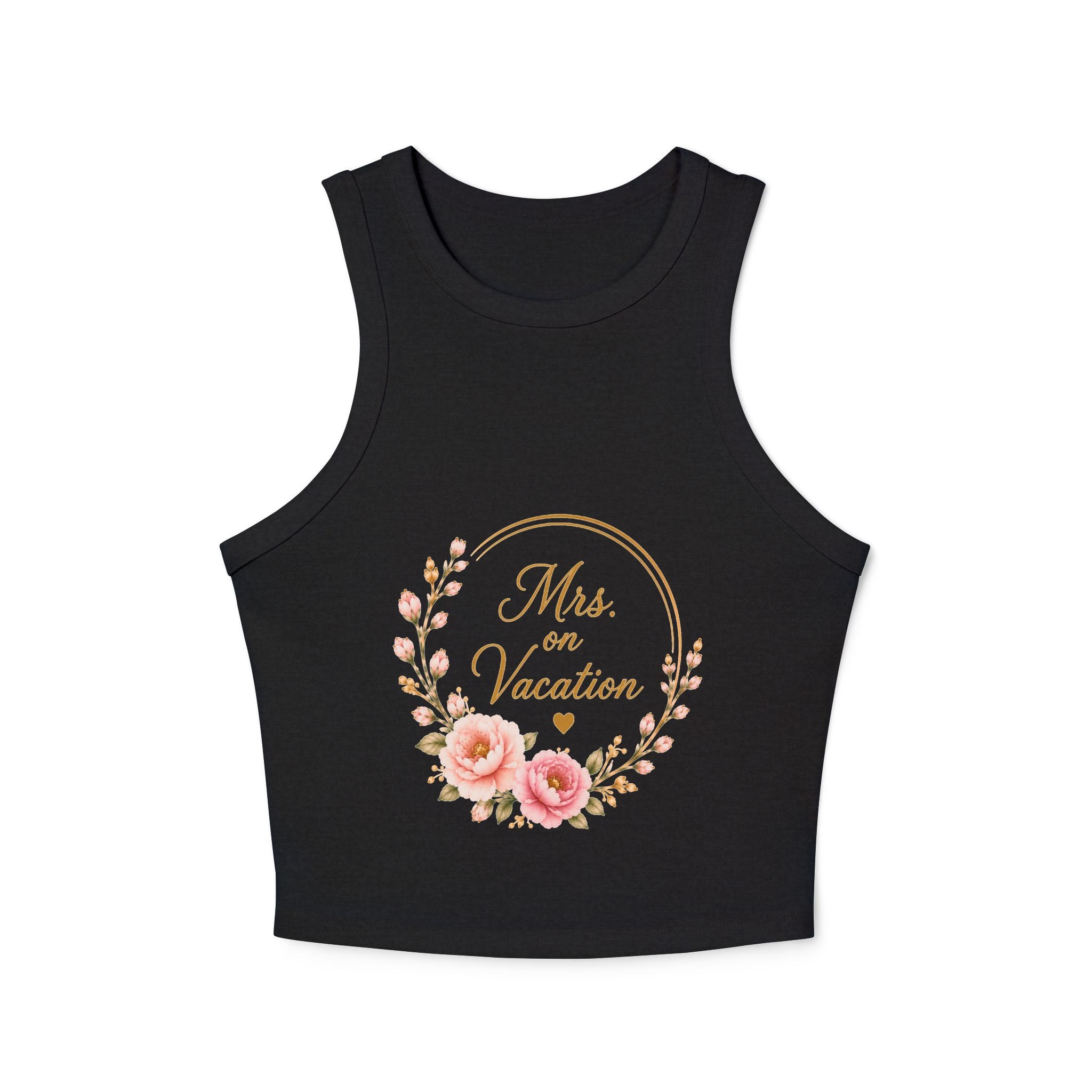Mrs. on Vacation Women's Tank Top — Floral Bachelorette / Honeymoon Vacation Shirt