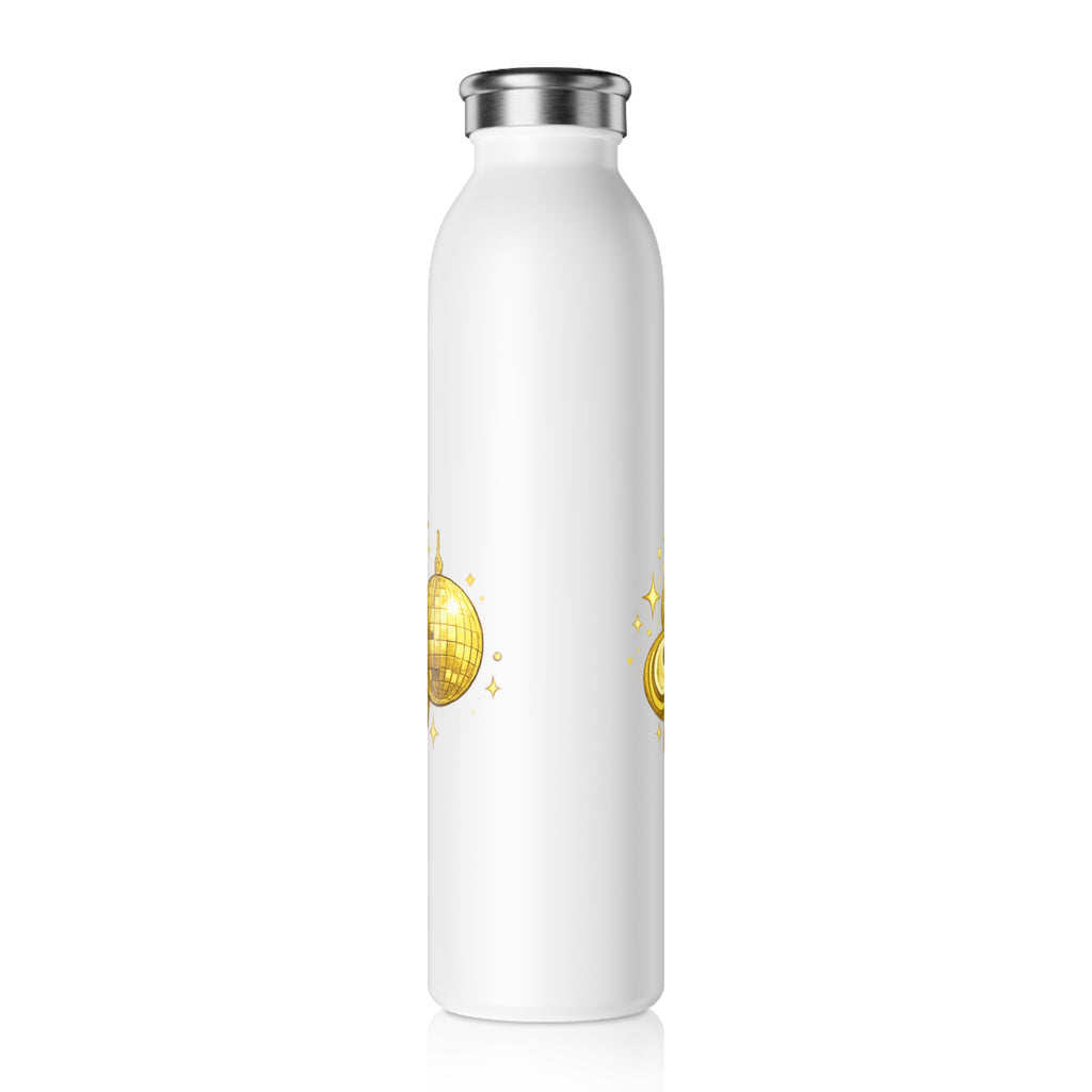 Bride Club Slim Water Bottle – Gold Glam Bachelorette Gift