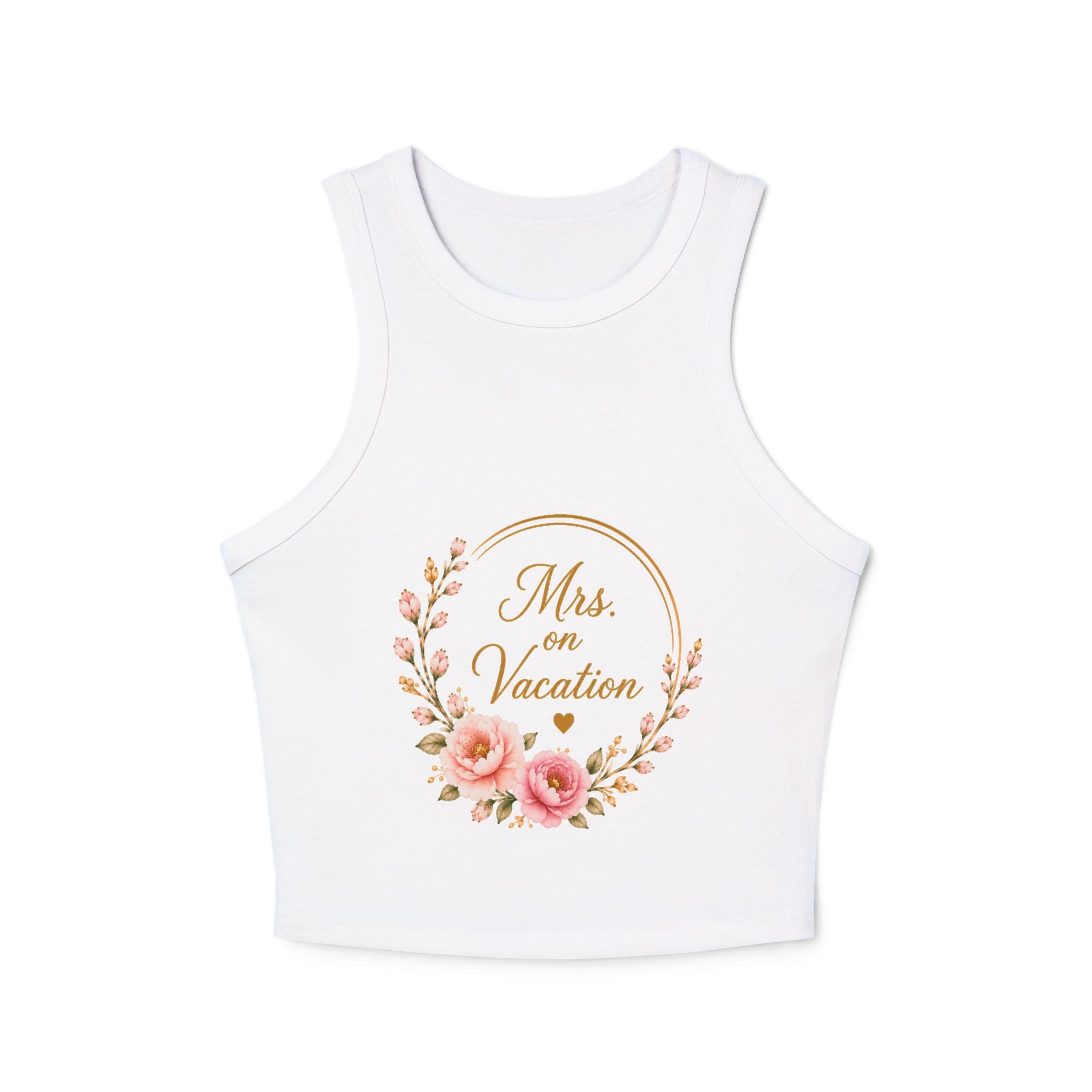 Mrs. on Vacation Women's Tank Top — Floral Bachelorette / Honeymoon Vacation Shirt