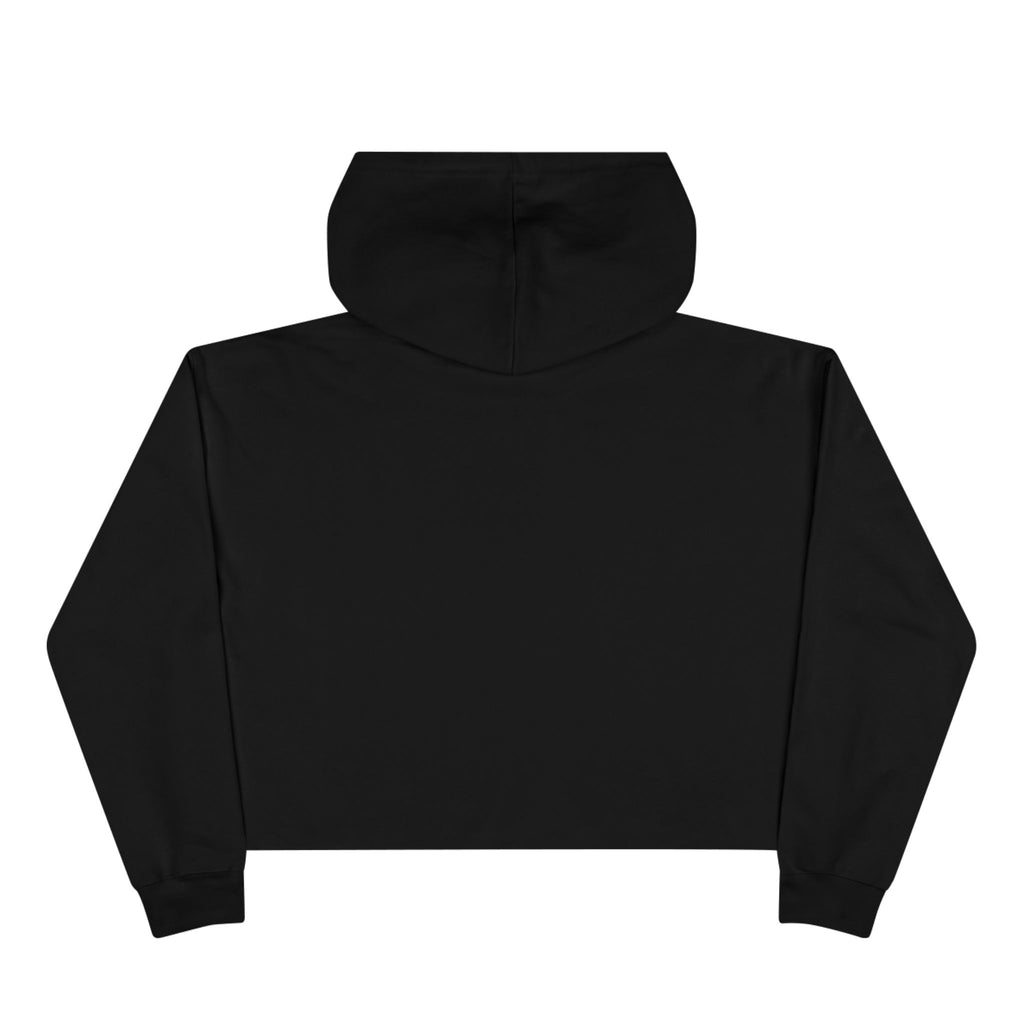 Copy of Meet Me on Santerin Crop Hoodie — Floral Wreath Women's Cropped Hoodie