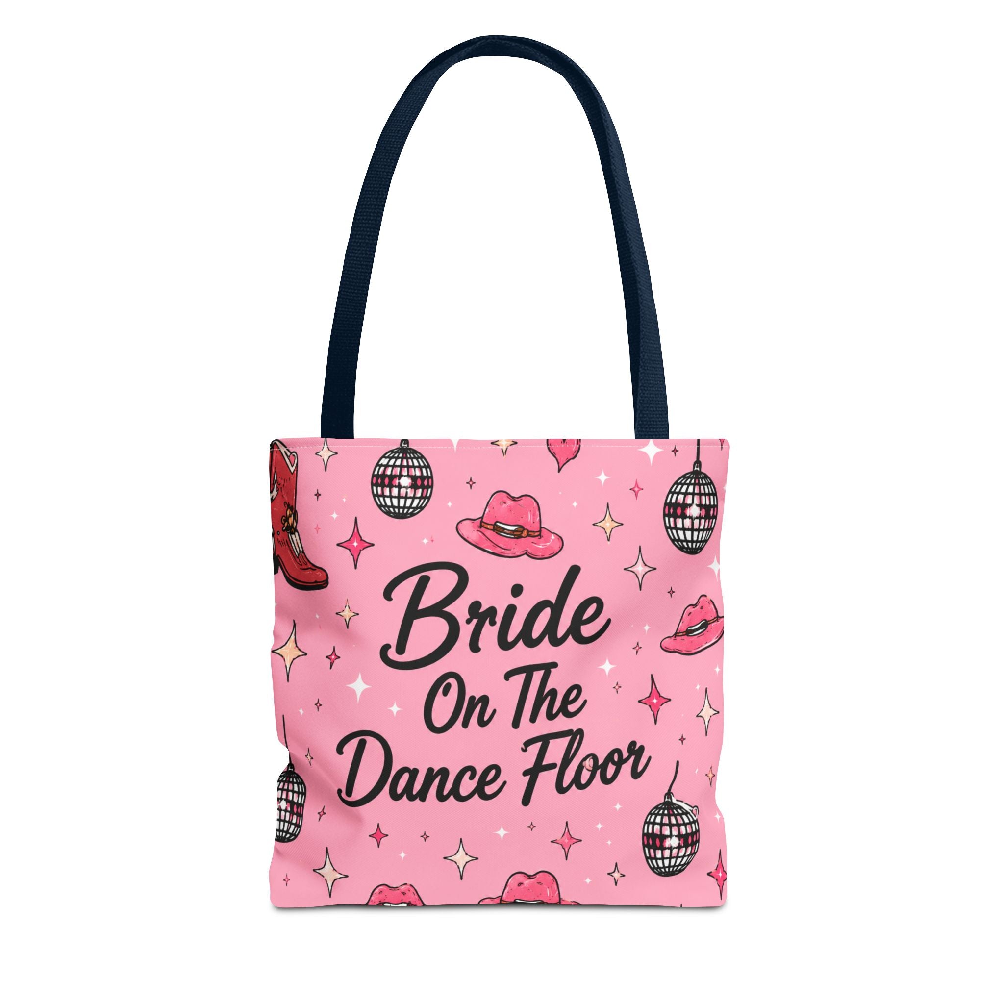 Bride On The Dance Floor Tote Bag — Bachelorette Party Pink Bridal Tote