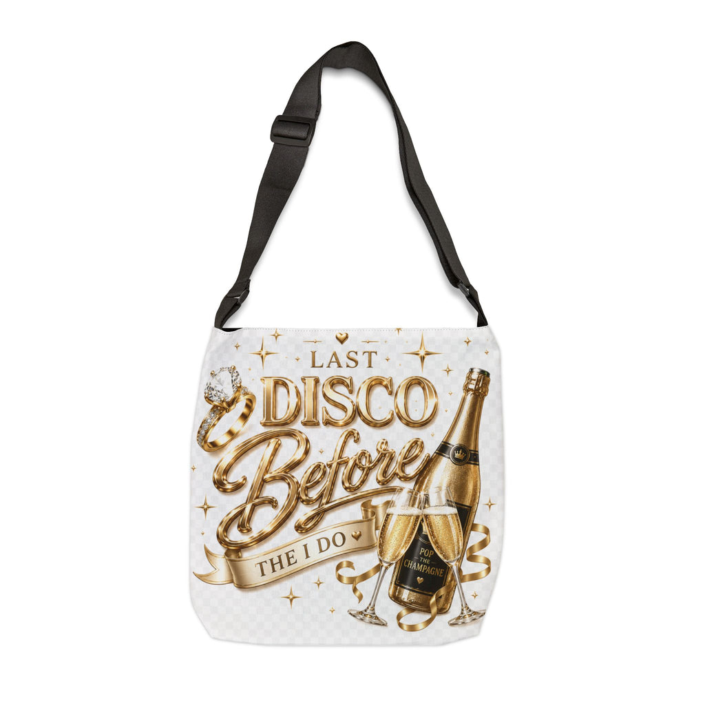 Tote Bag — "Last Disco Before I Do" Bachelorette Champagne Party Tote