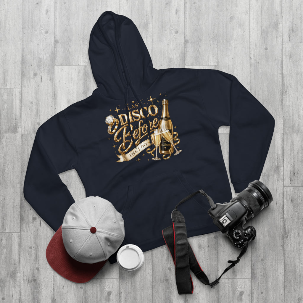 Bride-to-Be Hoodie — "Last Disco Before I Do" Bachelorette Pullover