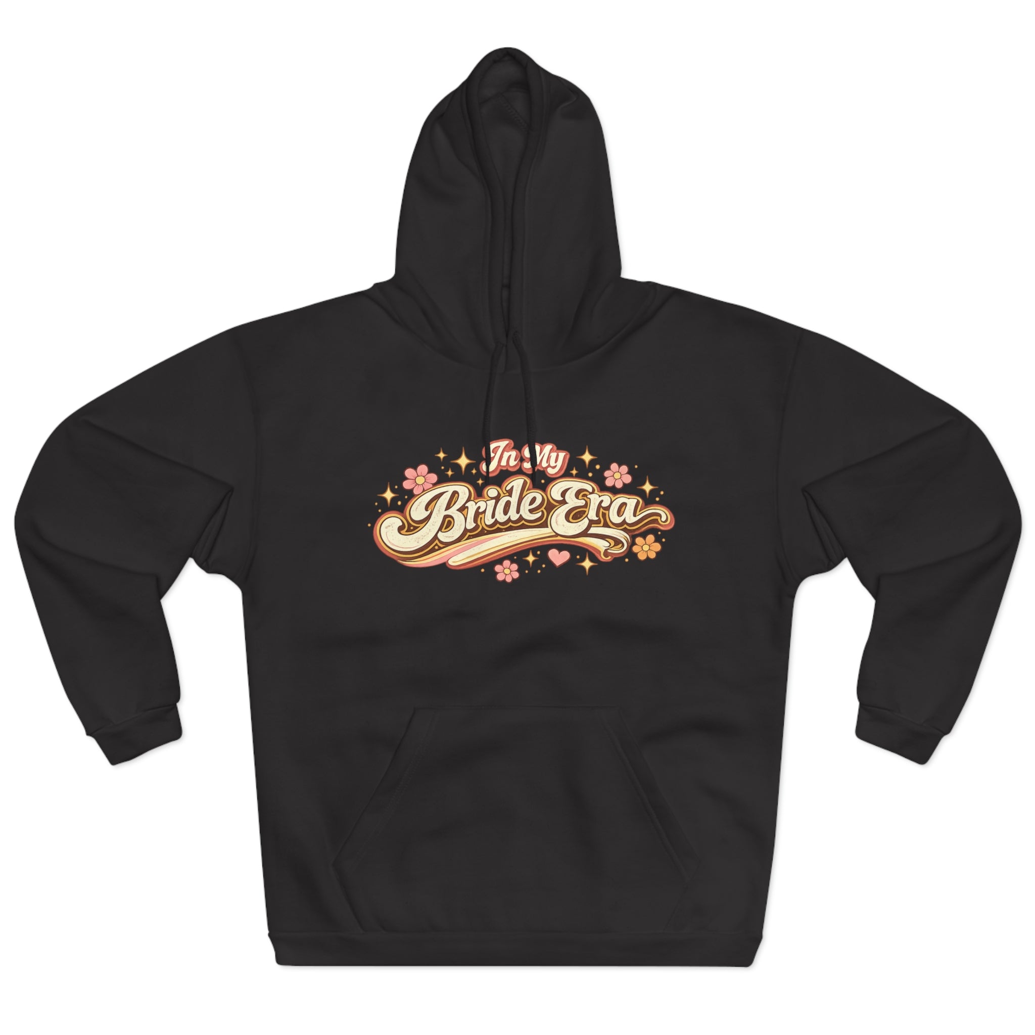 Bride Era Hoodie — Retro Floral 'It's My Bride Era' Pullover