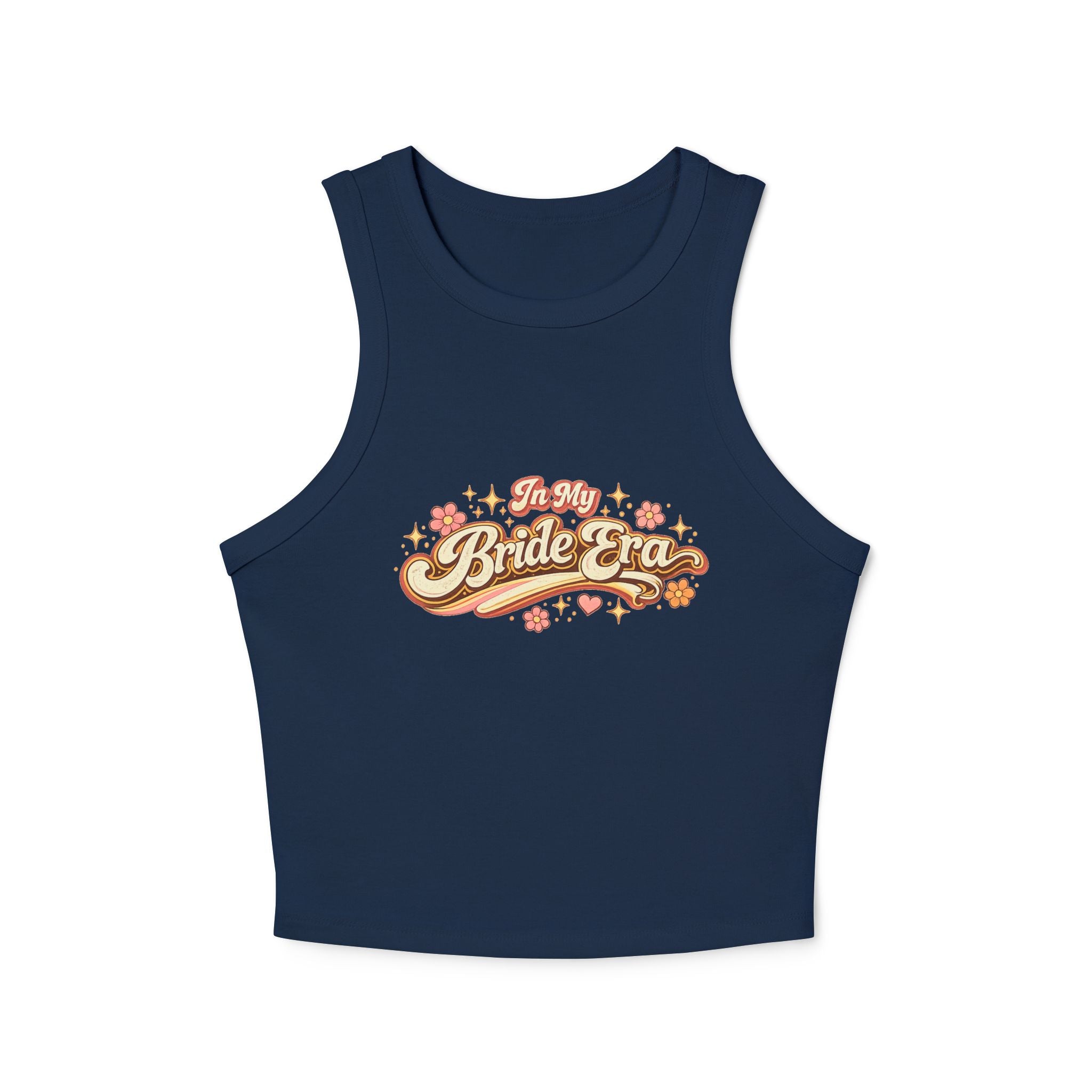 Bride Era Racer Tank Top — 'In My Bride Era' Bachelorette Crop