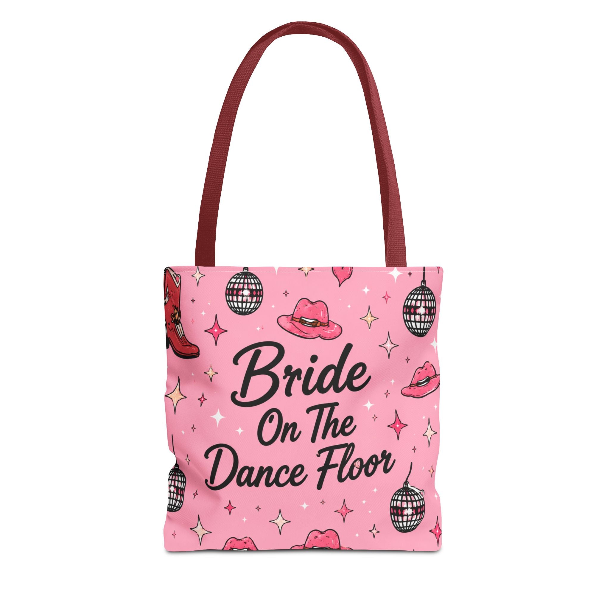 Bride On The Dance Floor Tote Bag — Bachelorette Party Pink Bridal Tote