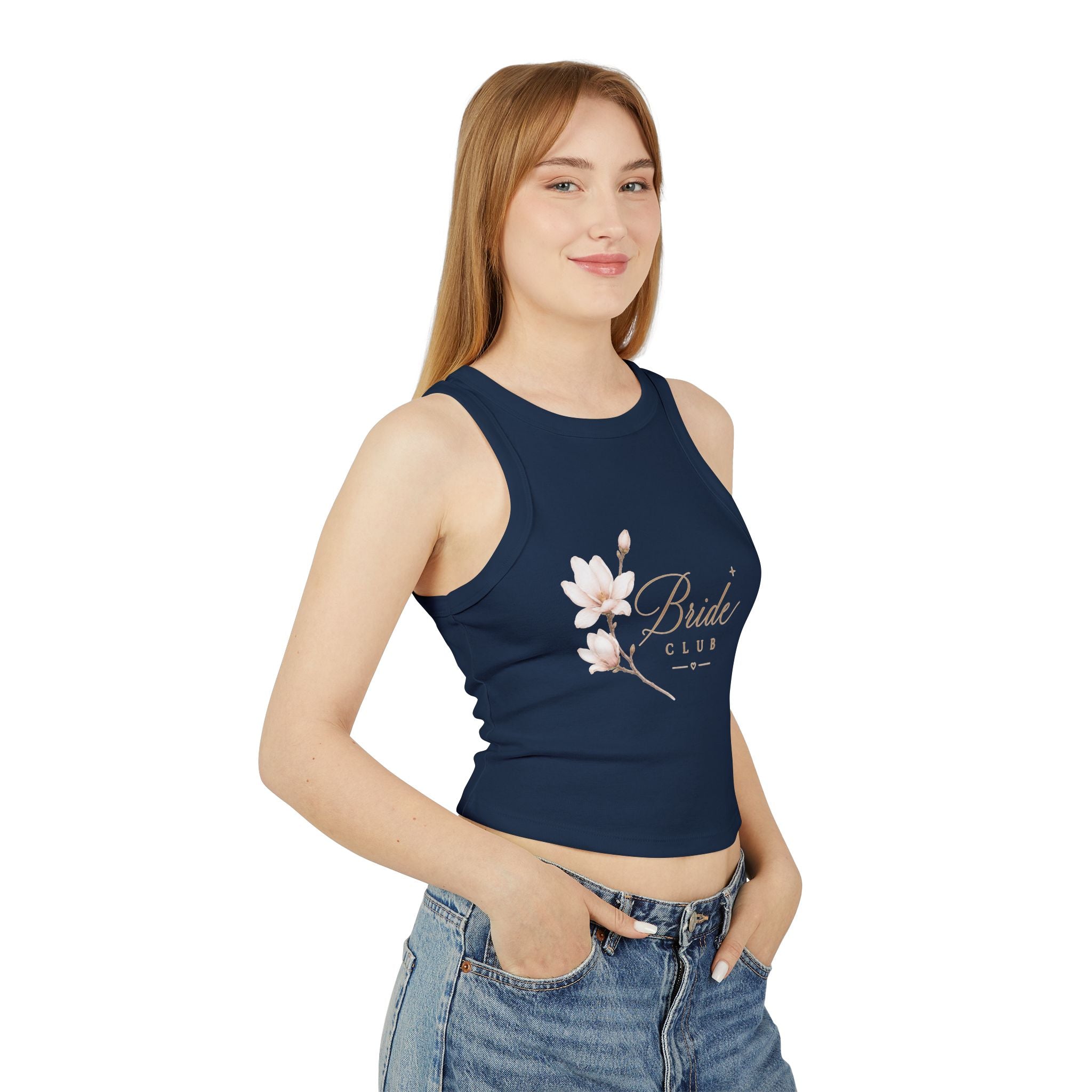 Women's Micro Rib Racer Tank Top