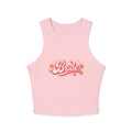 Bride Floral Racer Tank — Bridal Bachelorette Party Top