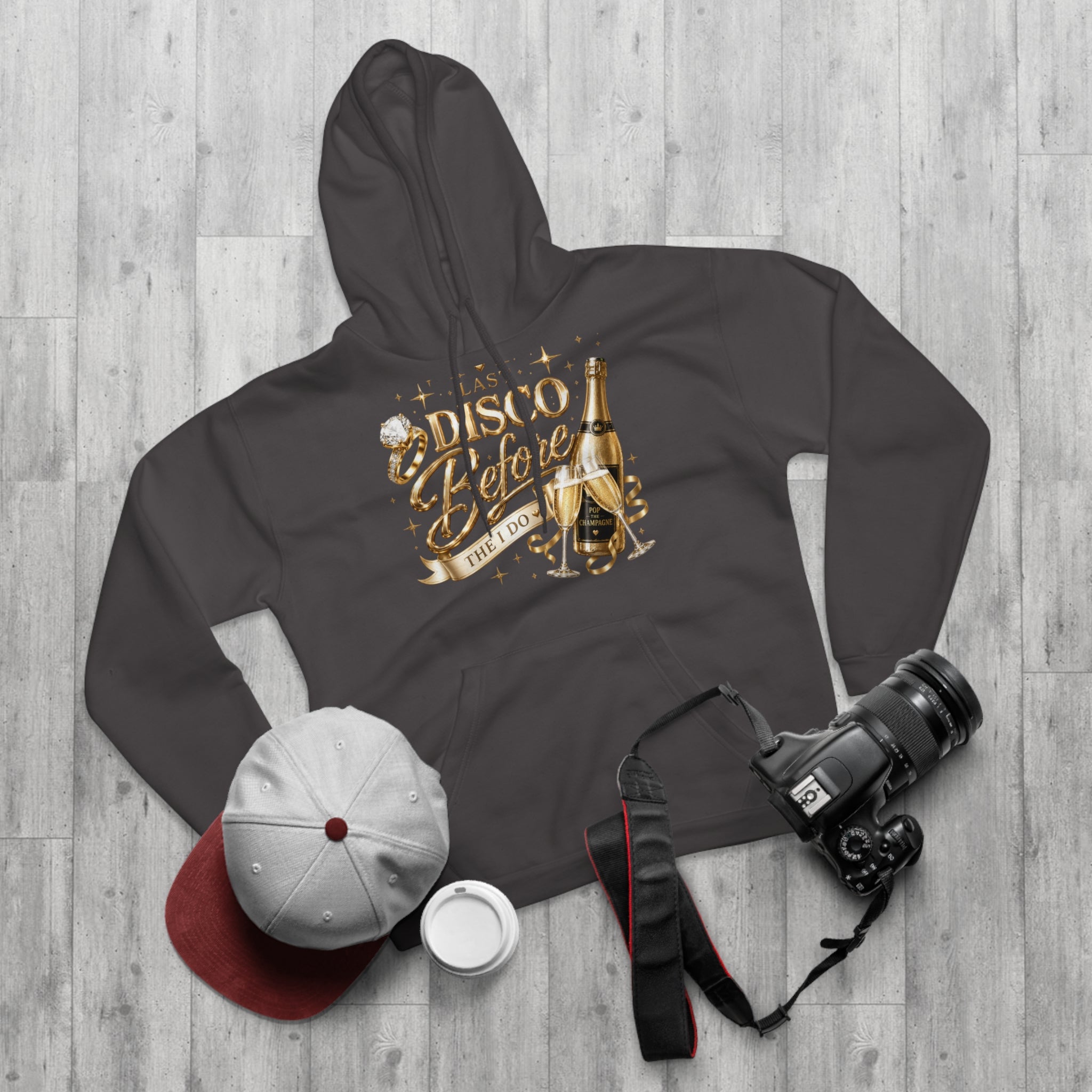 Bride-to-Be Hoodie — "Last Disco Before I Do" Bachelorette Pullover