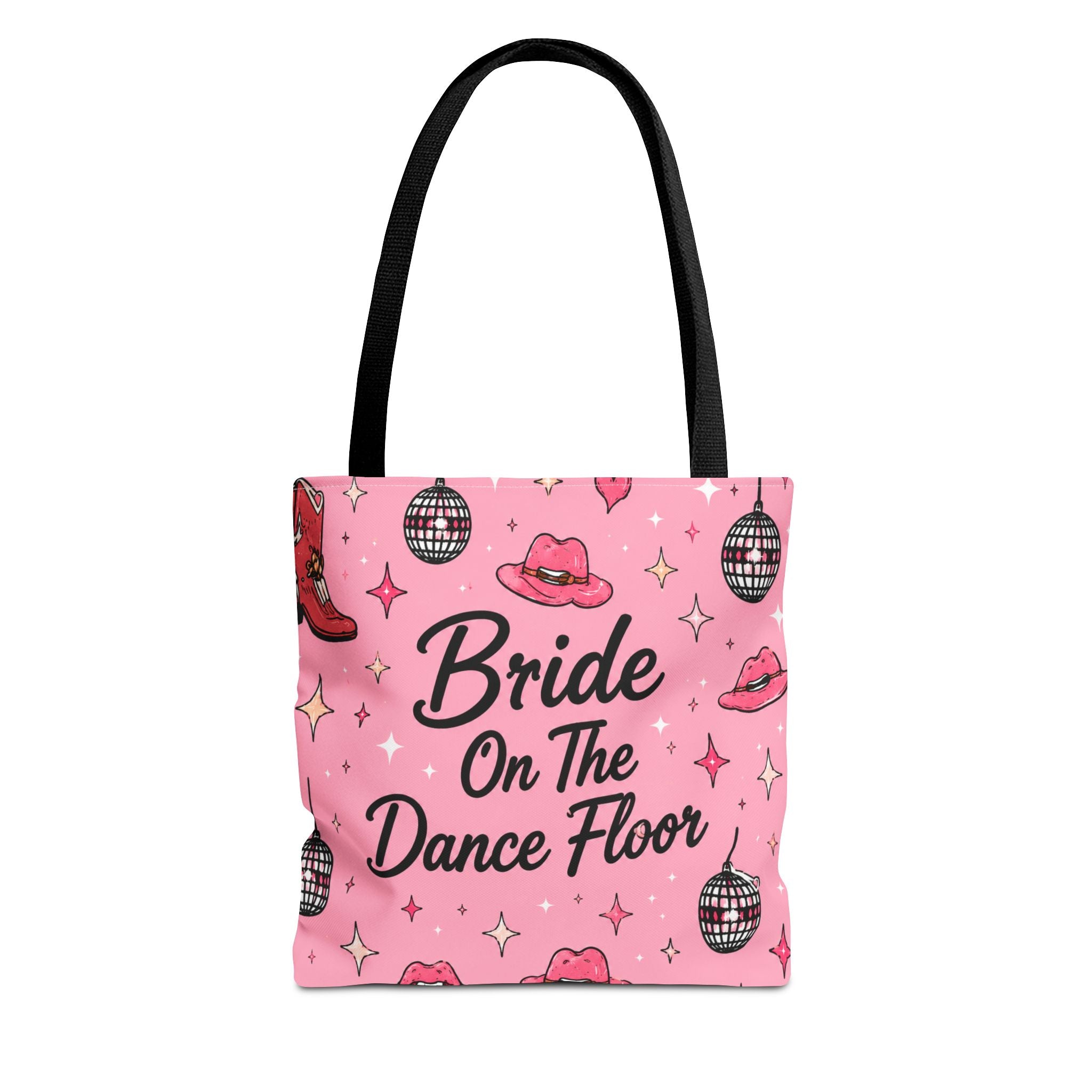 Bride On The Dance Floor Tote Bag — Bachelorette Party Pink Bridal Tote