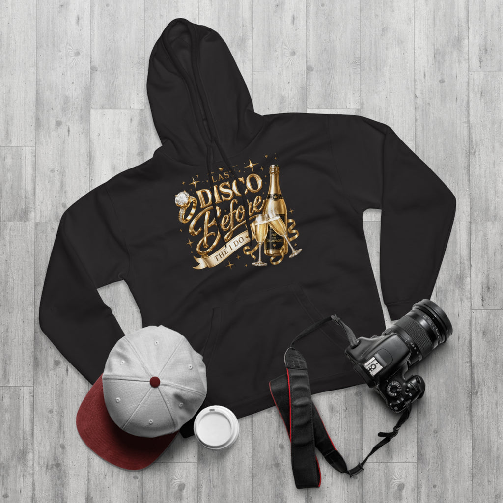 Bride-to-Be Hoodie — "Last Disco Before I Do" Bachelorette Pullover