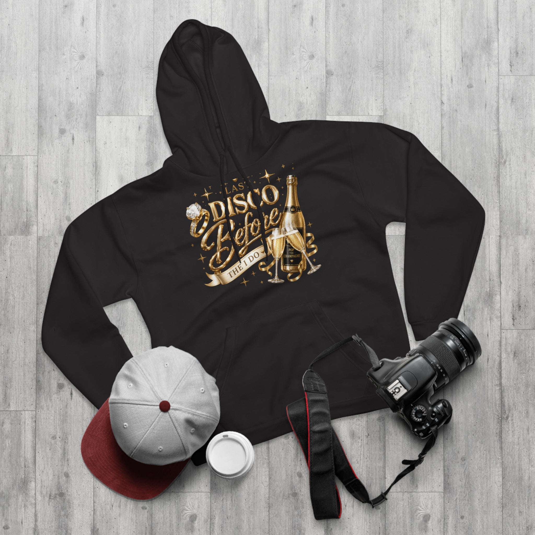 Bride-to-Be Hoodie — "Last Disco Before I Do" Bachelorette Pullover