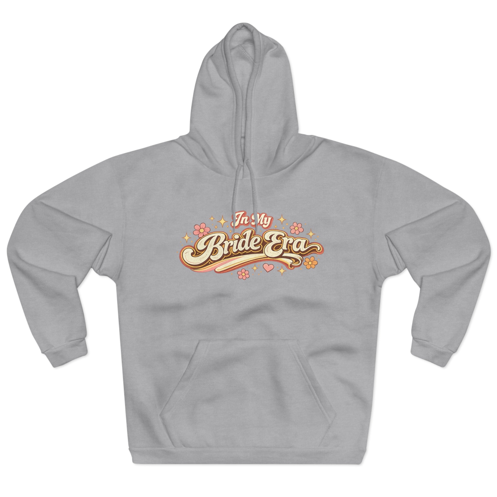 Bride Era Hoodie — Retro Floral 'It's My Bride Era' Pullover
