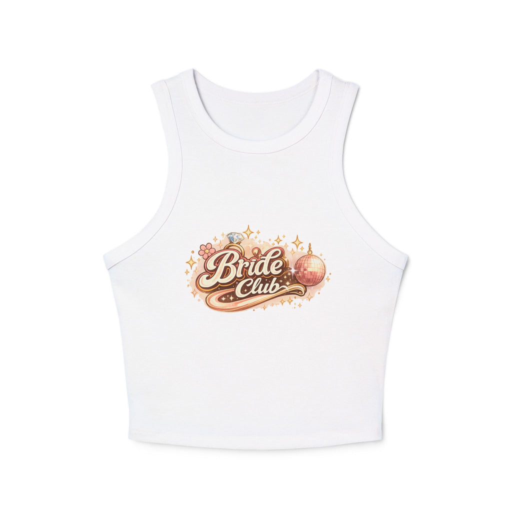 Bride Club Rib Racer Tank Top