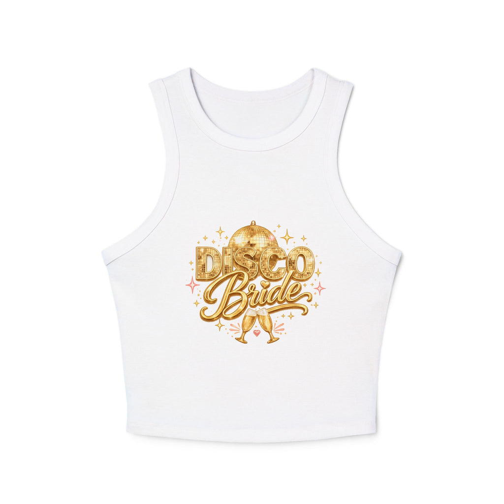 Disco Bride Racer Tank Top