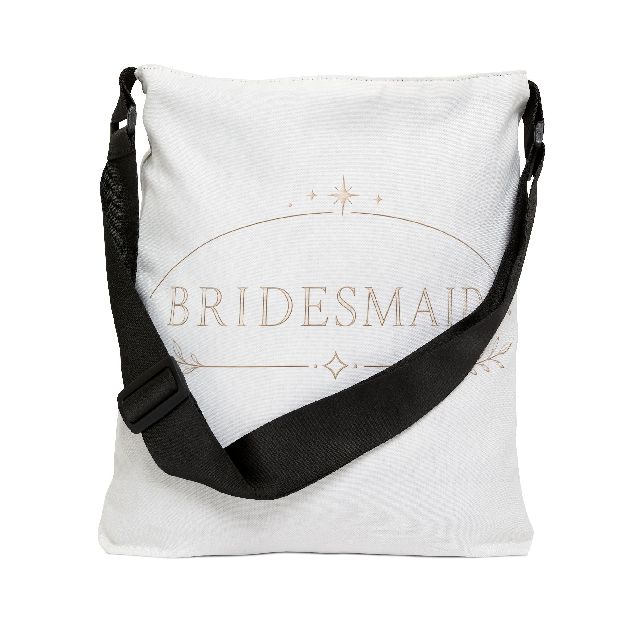 Bridesmaids Adjustable Tote Bag – Elegant Wedding Party Gift & Bridal Shower Accessory