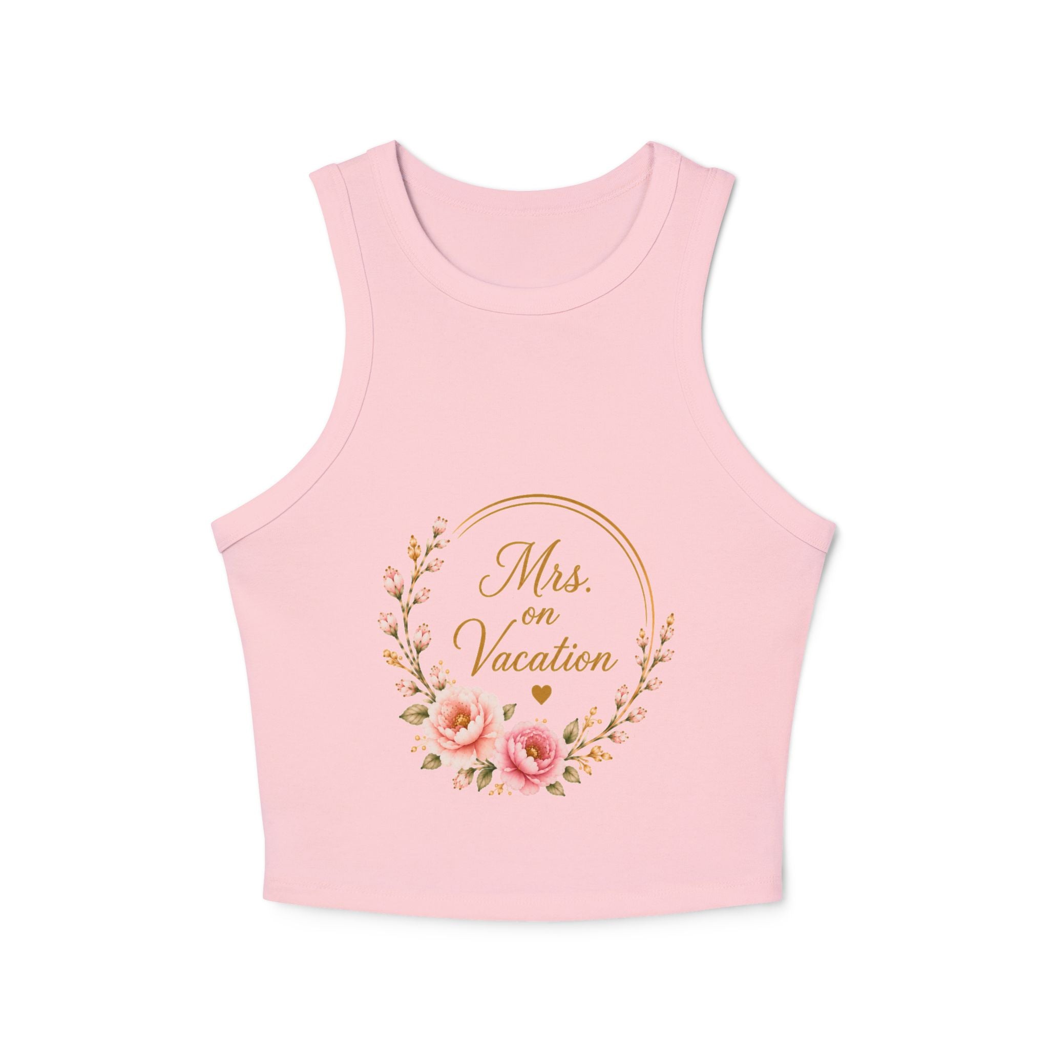 Mrs. on Vacation Women's Tank Top — Floral Bachelorette / Honeymoon Vacation Shirt