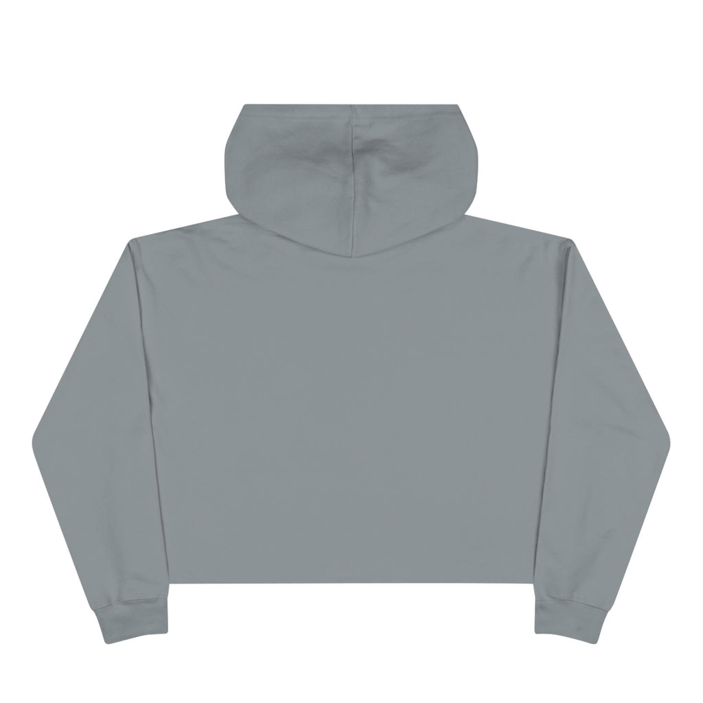 Copy of Meet Me on Santerin Crop Hoodie — Floral Wreath Women's Cropped Hoodie