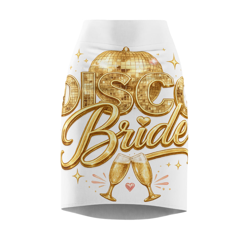 Disco Bride Pencil Skirt — Gold Bachelorette Party Outfit