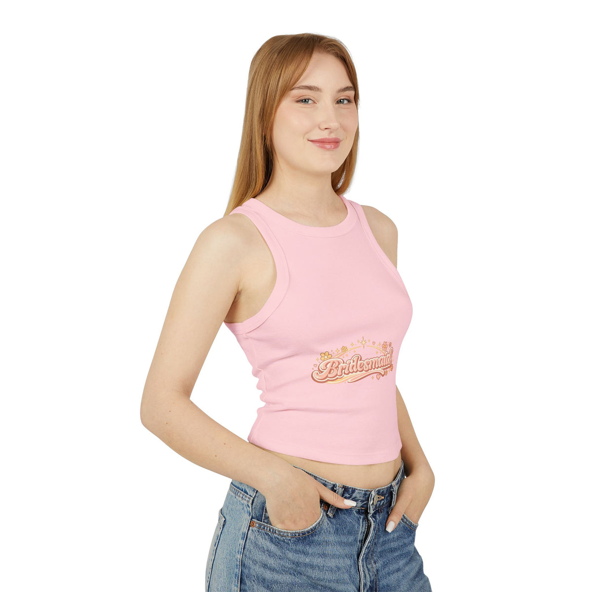 Women's Micro Rib Racer Tank Top