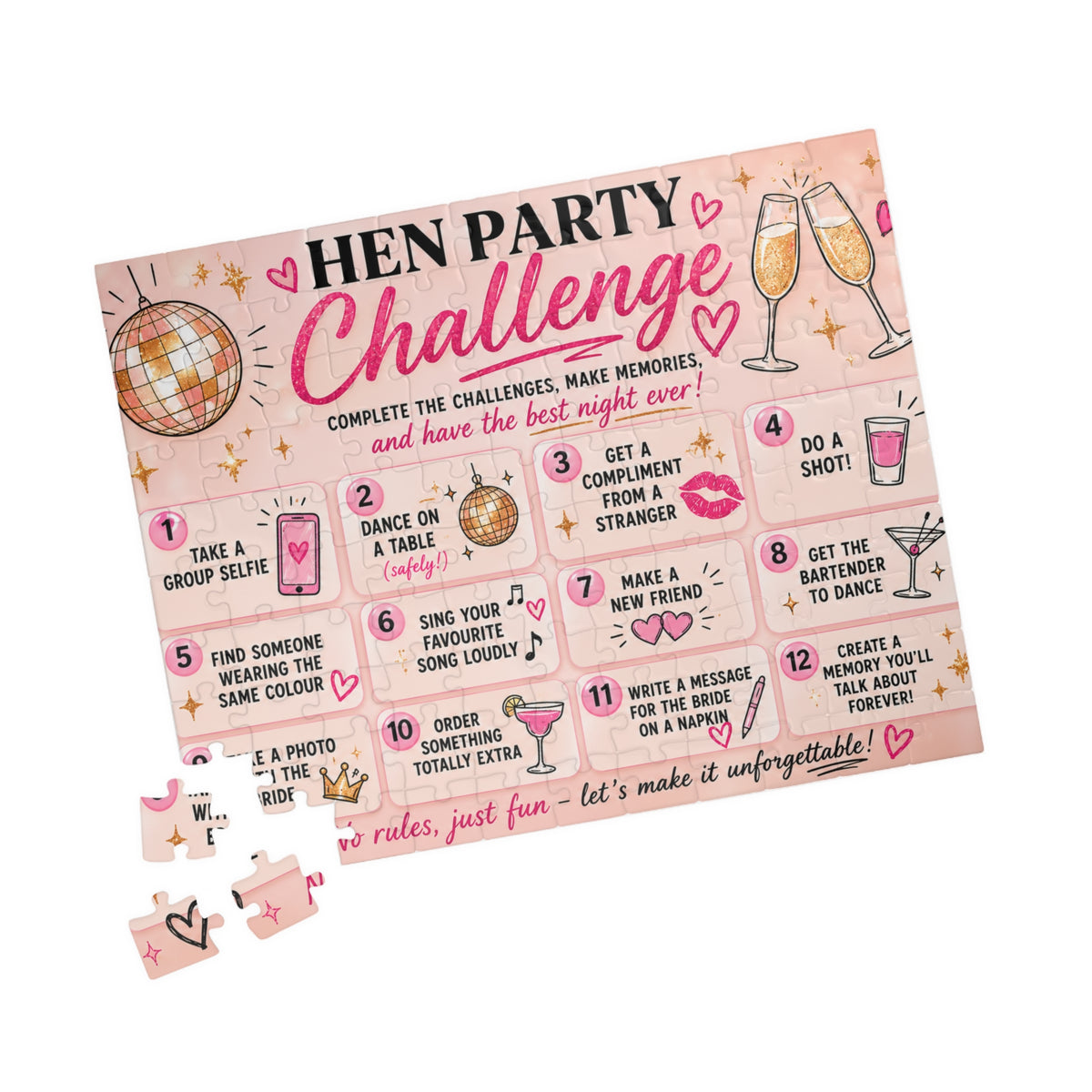 Hen Party Challenge Puzzle