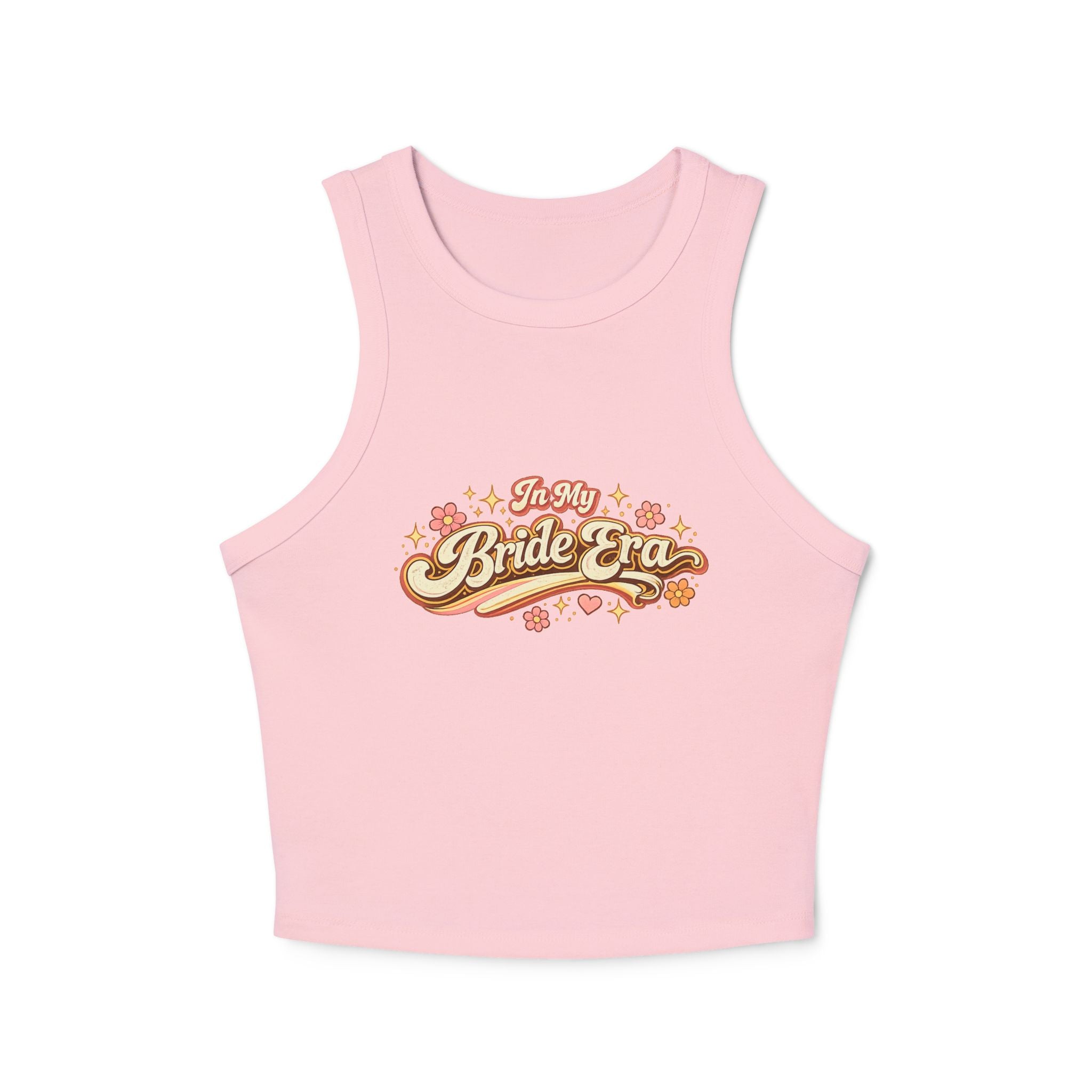 Bride Era Racer Tank Top — 'In My Bride Era' Bachelorette Crop