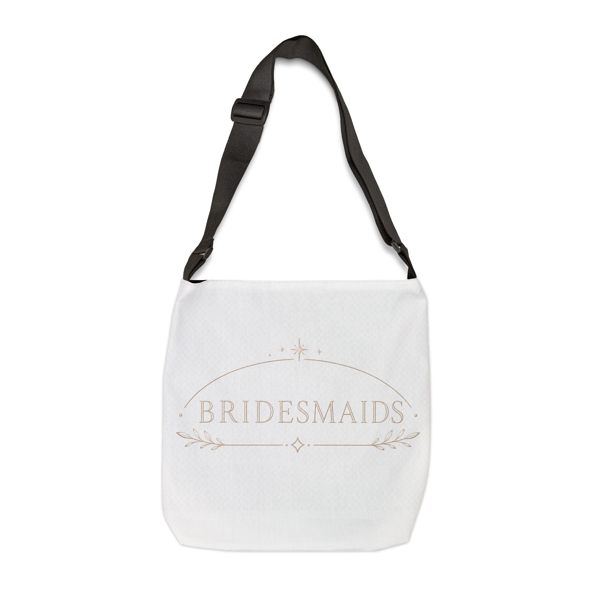 Bridesmaids Adjustable Tote Bag – Elegant Wedding Party Gift & Bridal Shower Accessory