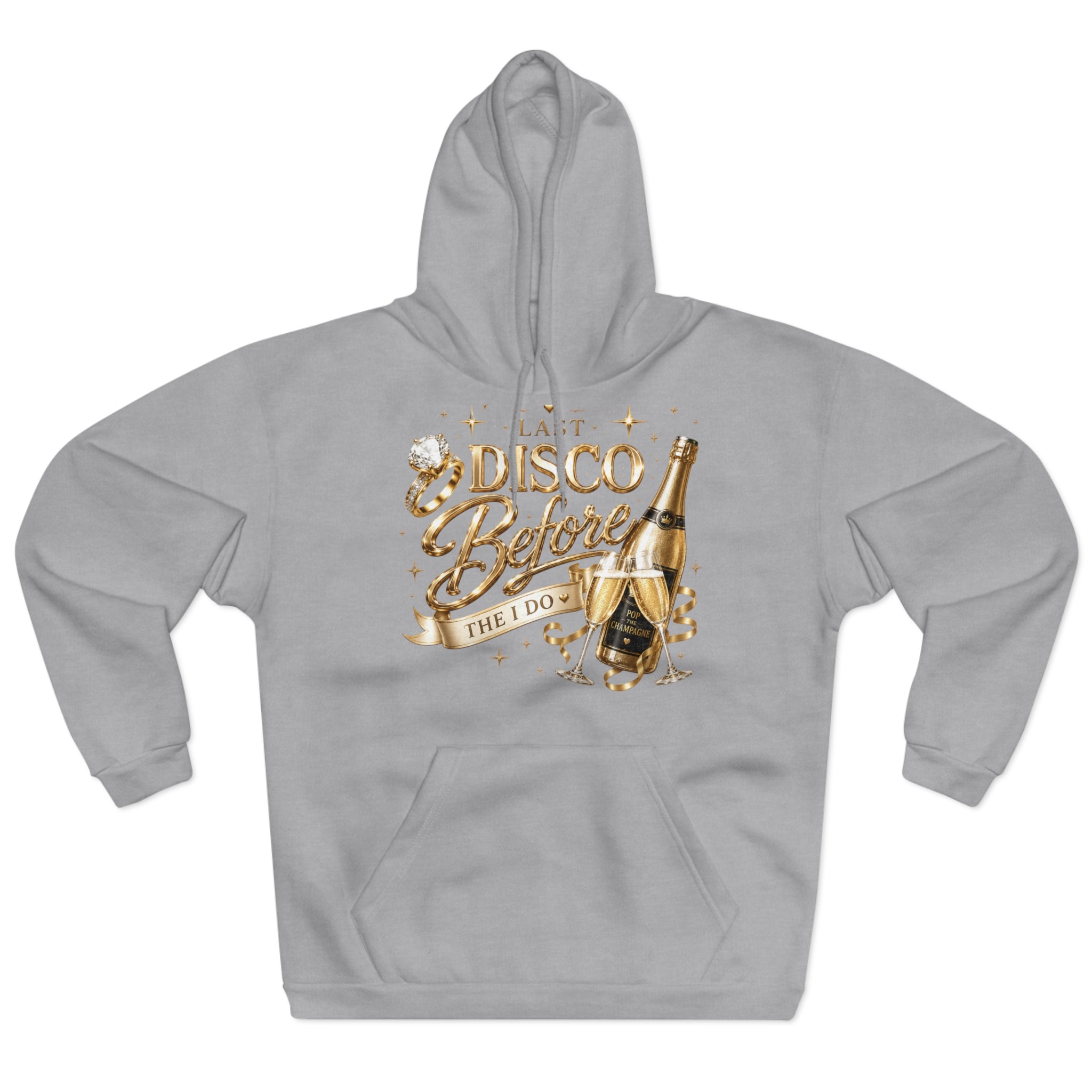 Bride-to-Be Hoodie — "Last Disco Before I Do" Bachelorette Pullover