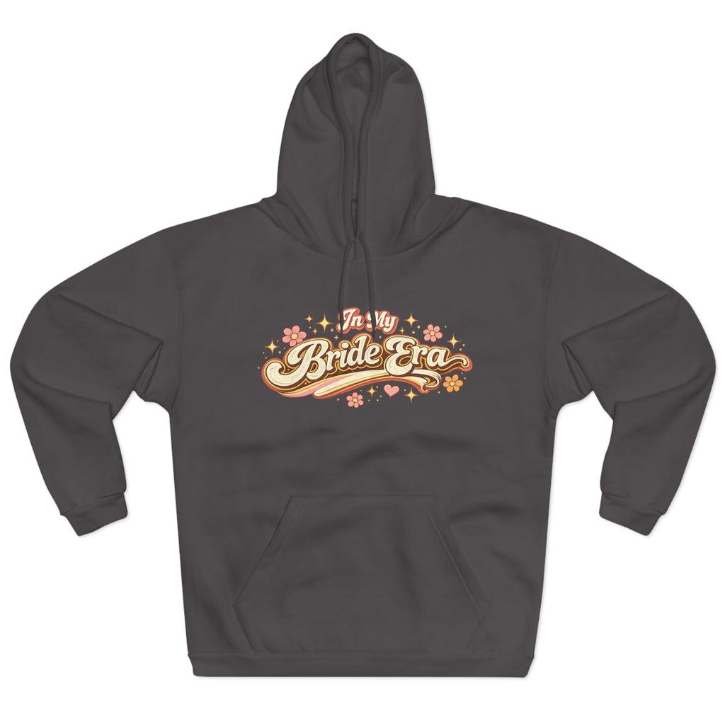 Bride Era Hoodie — Retro Floral 'It's My Bride Era' Pullover
