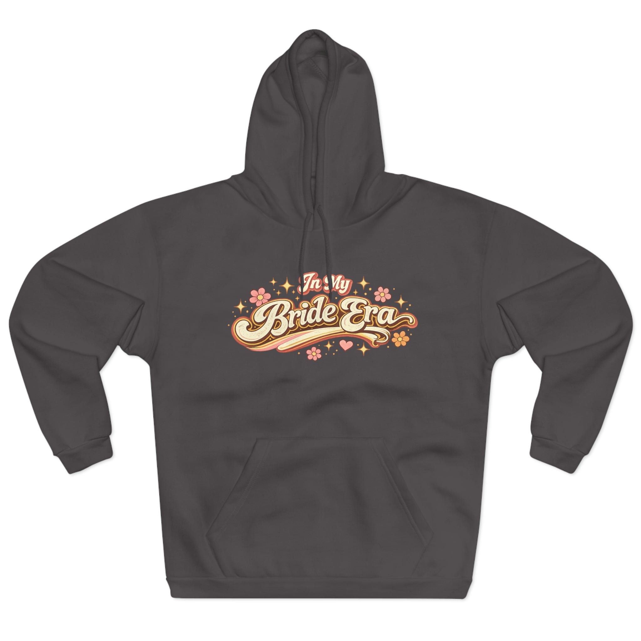 Bride Era Hoodie — Retro Floral 'It's My Bride Era' Pullover
