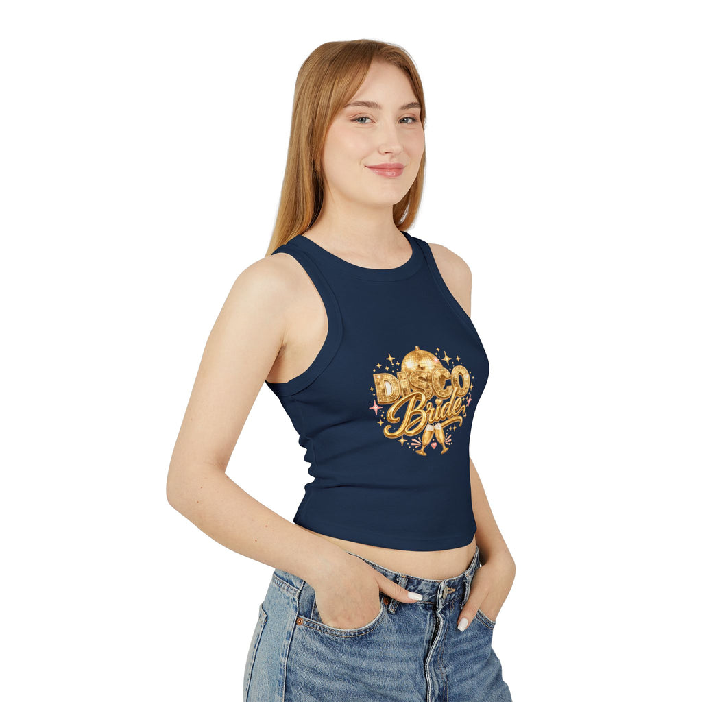 Disco Bride Racer Tank Top
