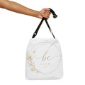Bride Club Tote Bag — Adjustable Floral Bridal Party Canvas Purse