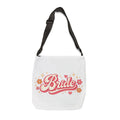 Bride Adjustable Tote Bag — Pink Floral Bachelorette Bridal Shower Gift