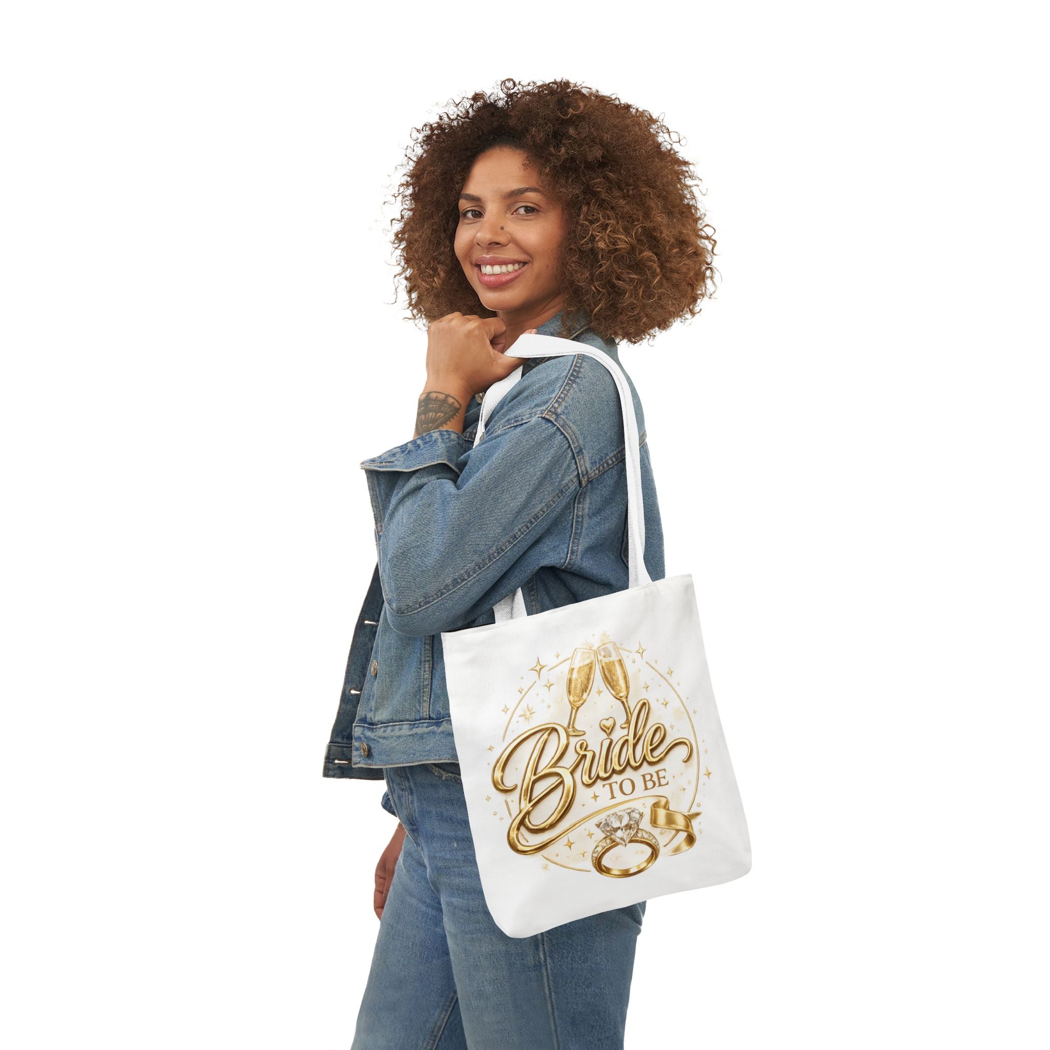 Bride to Be Canvas Tote — Bachelorette Party Bridal Shower Gift Bag