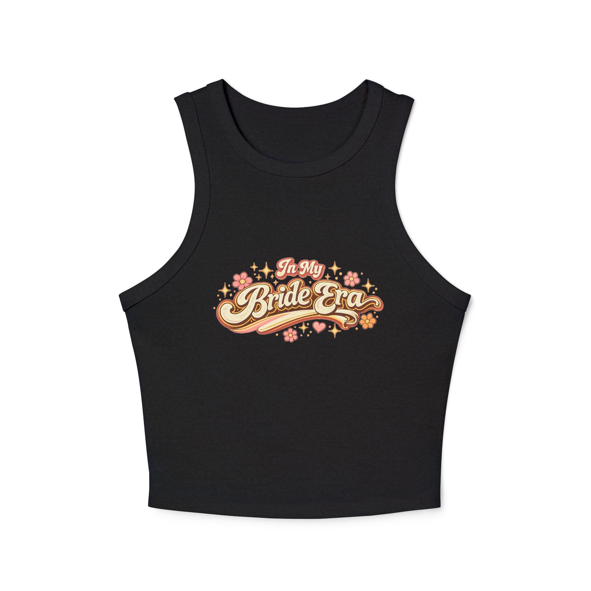 Bride Era Racer Tank Top — 'In My Bride Era' Bachelorette Crop