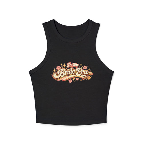 Bride Era Racer Tank Top — 'In My Bride Era' Bachelorette Crop
