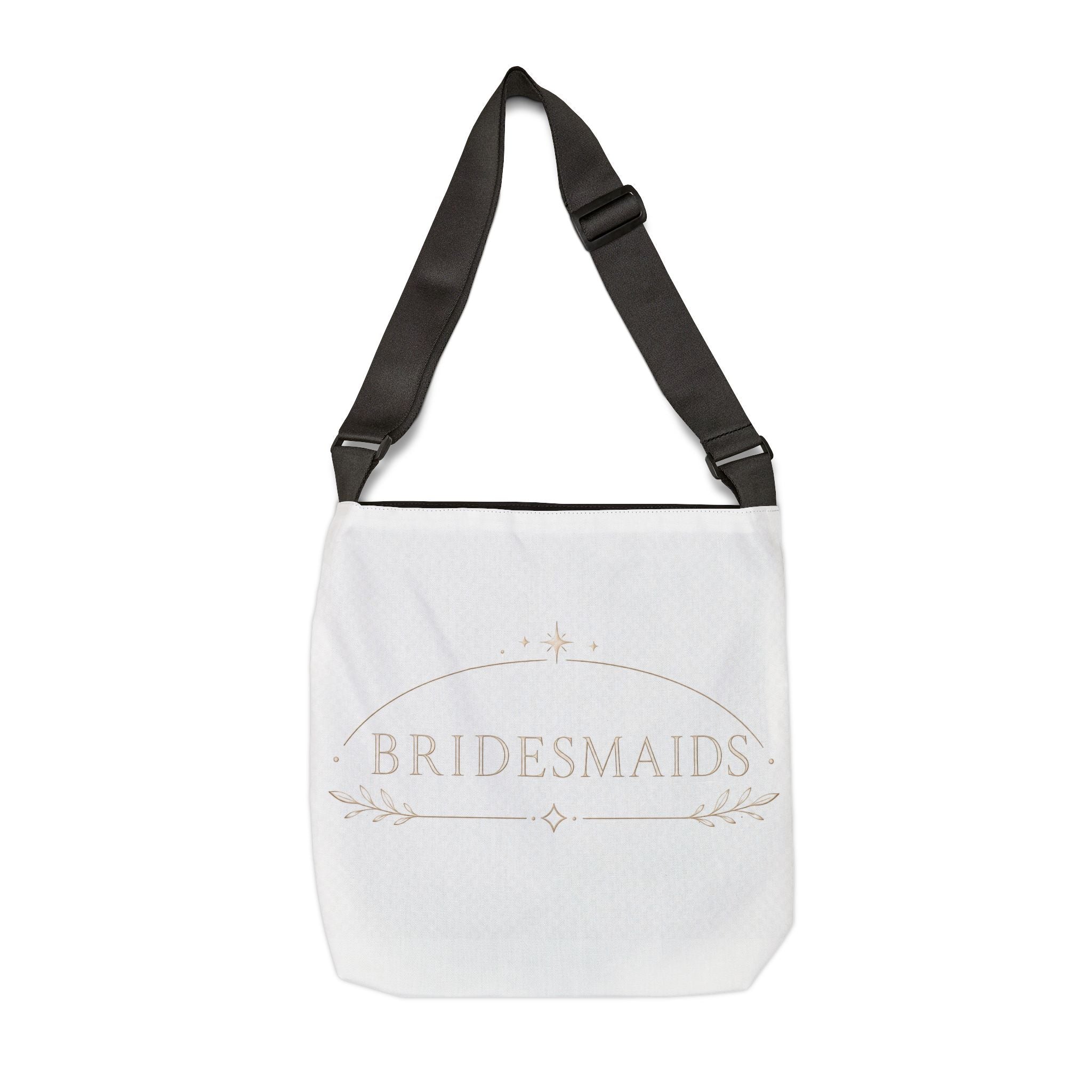 Bridesmaids Adjustable Tote Bag – Elegant Wedding Party Gift & Bridal Shower Accessory