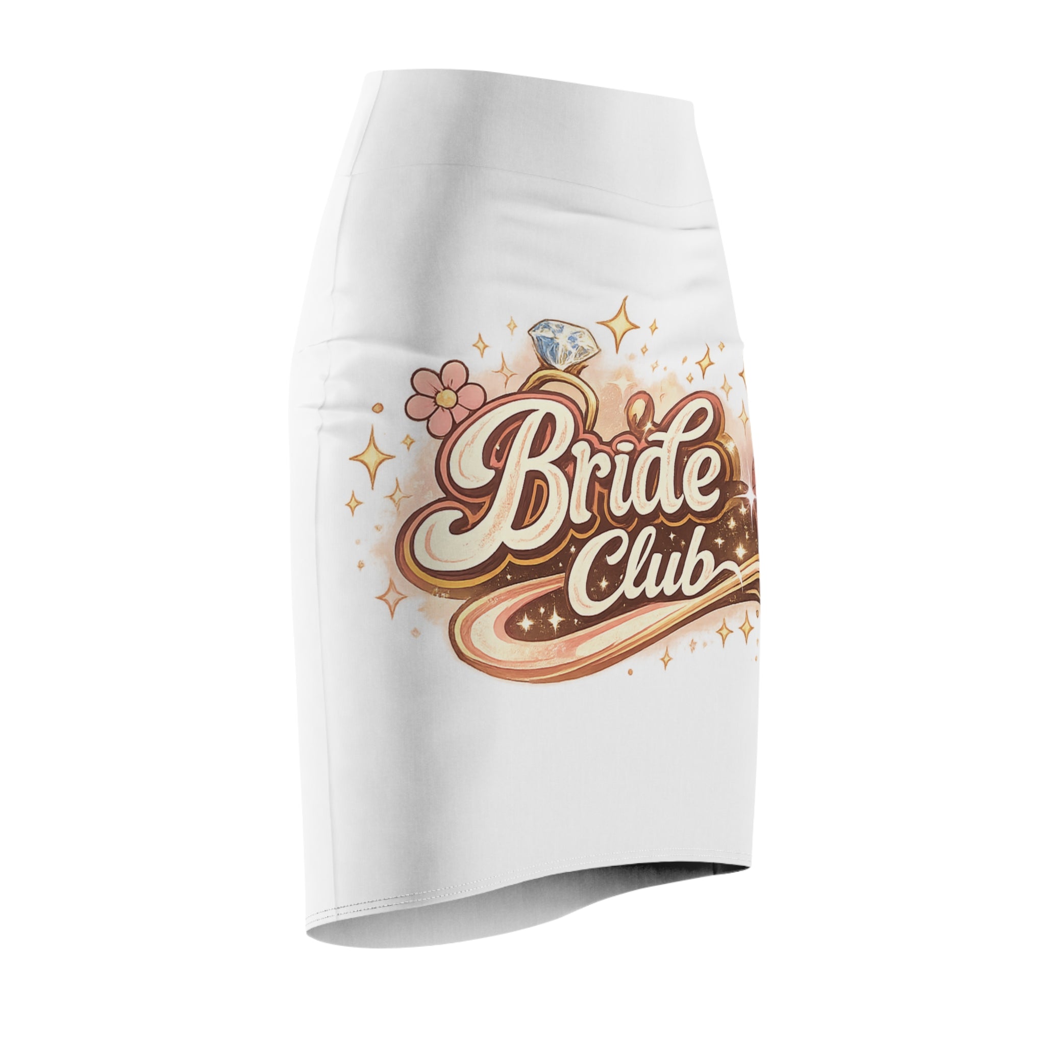 Bride Club Pencil Skirt — Bachelorette Party Bridal Shower Skirt