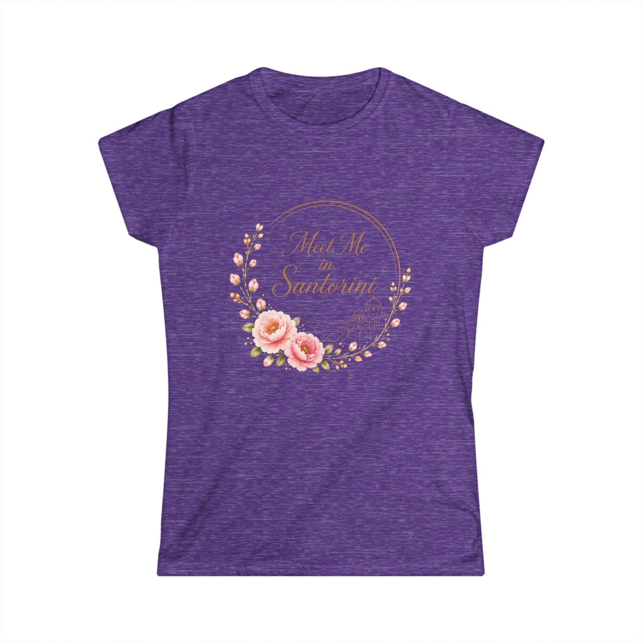Women's Tee — 'Not Me, I'm Santeria' Floral Vintage Script